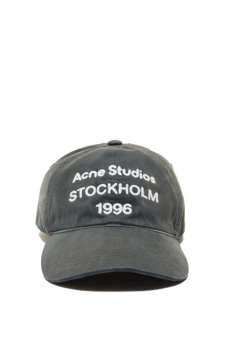 logo cap unisex black ACNE STUDIOS | C40434BM0